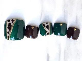 ショート ネイルPetit Ribbonのネイルデザイン