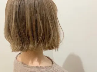 ミディアム カラー あべ ゆうかのヘアスタイル