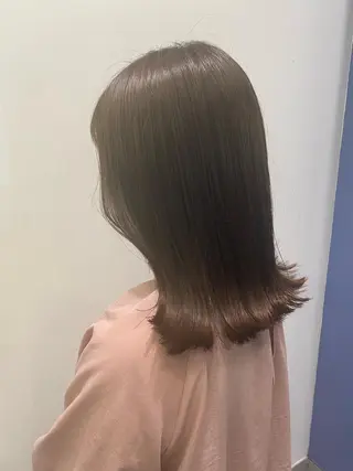 ミディアム カラー ✨透明感カラー✨ 🦖佐々木未来🦕のヘアスタイル