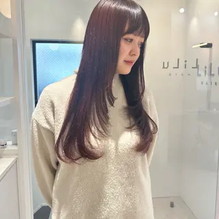 ロング カラー お洒落パーマ/ 艶カラー/michiのヘアスタイル