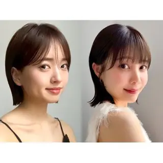 ミディアム MOE 🌙新宿三丁目のヘアスタイル