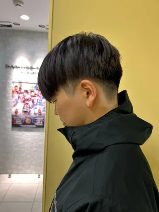 ミディアム ヘアアレンジ メンズ 藤田 希羅のヘアスタイル
