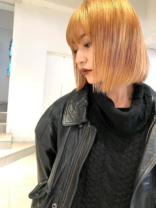 ミディアム カラー 🇰🇷カルマパーマ kaito🇰🇷のヘアスタイル