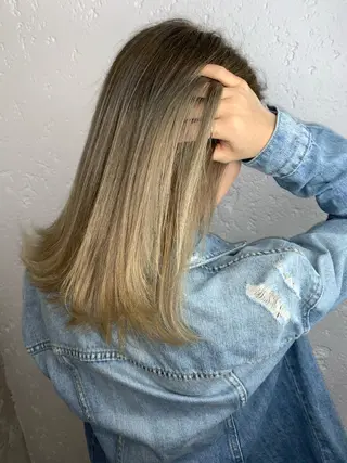 ミディアム カラー 🎀モテ髪ﾐﾙｸﾃｨ ｰ🎀yasunaのヘアスタイル