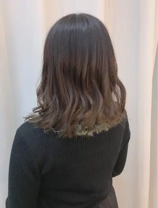 ミディアム いけがみ ゆかなのヘアスタイル
