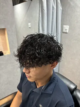 ミディアム UNTRACE -BARBER SHOP -池袋東口店所属・カットモデル募集 奈良のヘアスタイル