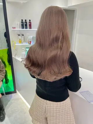 ロング カラー 💖可愛い色たくさん 権田やすなり💖のヘアスタイル