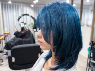 ミディアム カラー affect 上大岡所属・《髪質改善・縮毛矯正 /ブリーチ》坂本爽のヘアスタイル