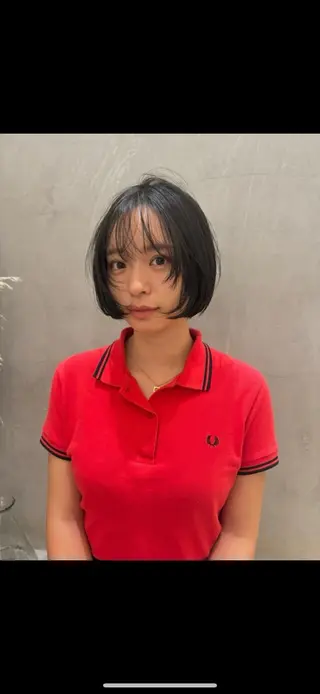 ショート 捺葵 @72tomi__のヘアスタイル