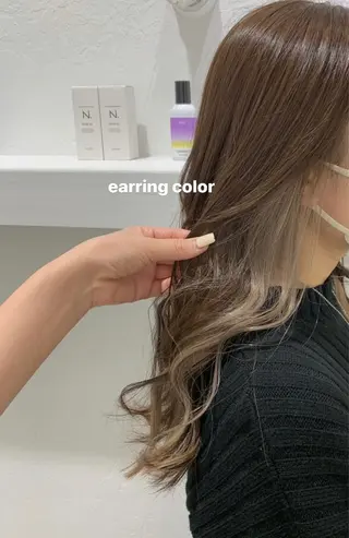 ロング カラー 顔周りレイヤー 🎀マリノのヘアスタイル