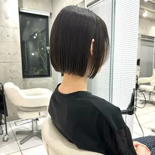 ショート カラー 💎ボブ/似合わせの 達人/縮毛矯正/畔上のヘアスタイル