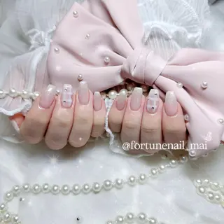 ネイル 🎀Mai 🎀12/17空✩⡱のネイルデザイン