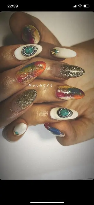 ネイル 山中 あいのネイルデザイン