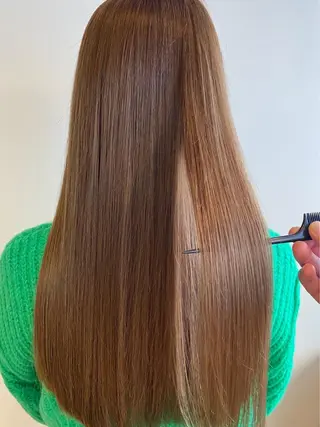 ロング パーマ AR.MARA hair  studio所属・ウェーブパーマ サトウヒカルのヘアスタイル