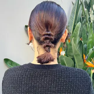 ミディアム カラー ヘアアレンジ KIHO ｜Bond 三軒茶屋のヘアスタイル