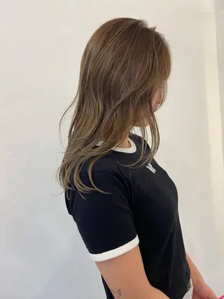 セミロング 透明感カラー/メンズ 特化kazumaのヘアスタイル