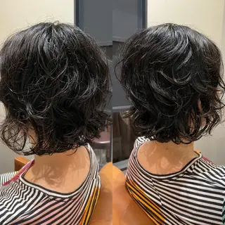 ミディアム 加藤 泰輔のヘアスタイル