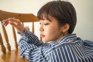 カラー KAZUKI新宿 カット　パーマのヘアスタイル