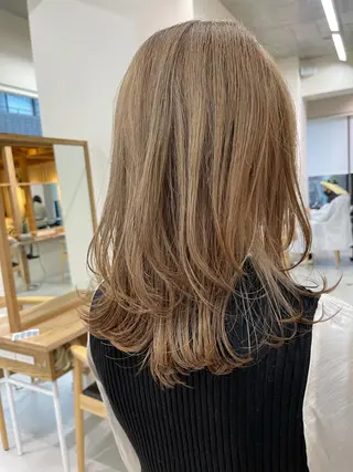 ミディアム イメチェンカット✂️ 錦糸町佐藤店長のヘアスタイル