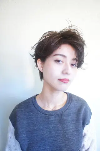 ショート カラー This所属・🟦髪質改善6年 💊YAMAMOTOのヘアスタイル