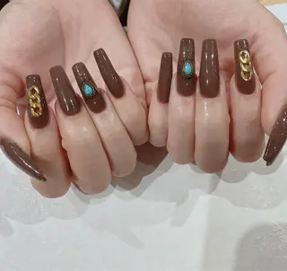 ロング JNA認定講師🌸 RIEのネイルデザイン