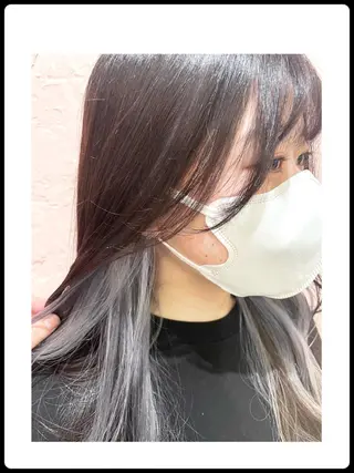 カラー パーマ キッズ 野町好花 レイヤー/髪質改善のヘアスタイル