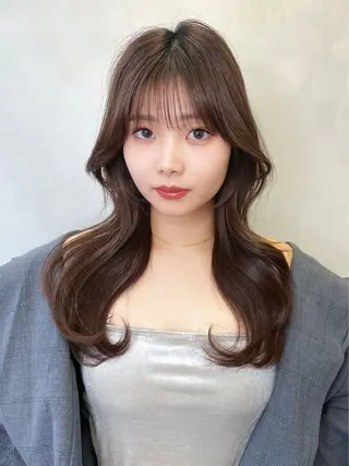 ロング 大宮/髪質改善/艶感 カラー🫧堀米 直生のヘアスタイル