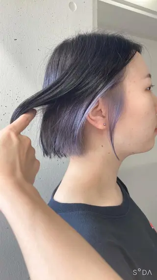 ショート カラー ミルミー美容室所属・🦄💒💓齎藤 七海子🦄💒💓のマツエク・マツパデザイン