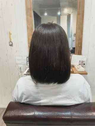 ミディアム 小阪 将司のヘアスタイル
