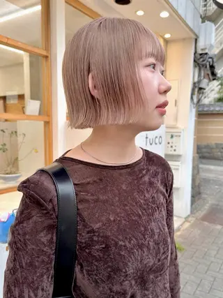 ショート カラー デザイン/レイヤー Kaito🐩/栄のヘアスタイル