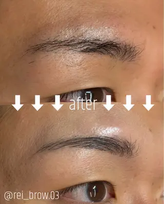 メンズ アイブロウ メンズ専門HBL🌟 Reika🌟の眉毛・アイブロウイメージ