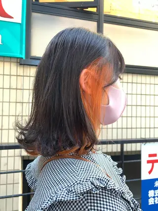 ショート カラー IwAsh中山所属・✂︎中山ブリーチ・ パーマ✂︎露木智也のヘアスタイル