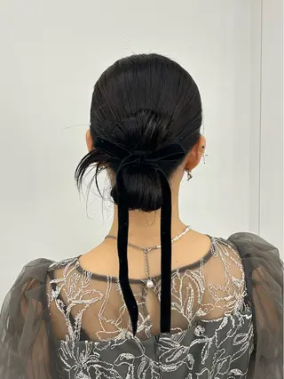 ヘアアレンジ 韓国ヘア/顔周り ヘアセット/加藤優里のヘアスタイル