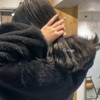 ミディアム カラー miyu / 透明感カラーのヘアスタイル