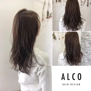 ロング カラー ワタイショウタ 髪質改善✨眉毛サロンのヘアスタイル