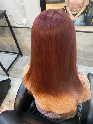 セミロング カラー ヘアアレンジ 田中 昴輝のヘアスタイル