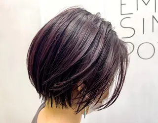 ショート カラー OAK溝の口 𖠋SHINYAのヘアスタイル