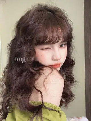 ロング 酸性ストレート 🤍🎀honokaのヘアスタイル