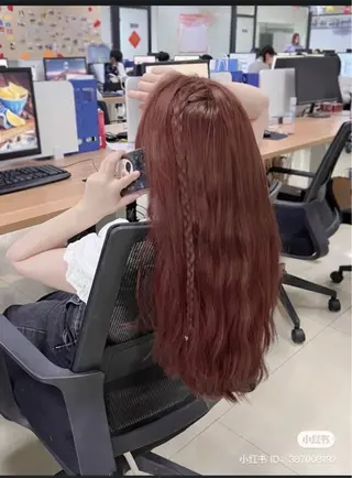 カラー パーマ ヘアアレンジ メンズ 🤍レイヤーカット/ ベージュヘア🤍のヘアスタイル