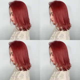 セミロング カラー 袴田 伊代のヘアスタイル