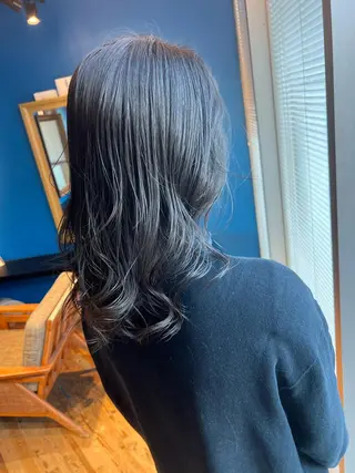 カラー 吉沢遣人/レイヤー 艶カラー/パーマのヘアスタイル