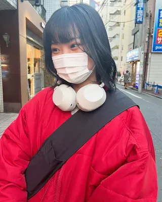 ミディアム カラー ヘアアレンジ 🌷ボブ/髪質改善 ストレートのヘアスタイル