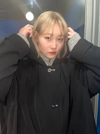 ショート レイヤーカット\ウル フ　chinatsuのヘアスタイル