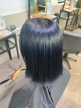 ミディアム カラー 透明感カラー💖 耳ツボ💎まりなのヘアスタイル