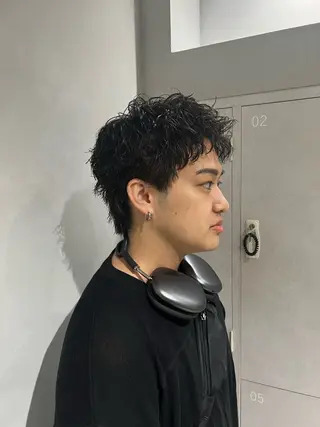 パーマ メンズ メンズカット/柏/韓 国/メンズパーマ航太のヘアスタイル