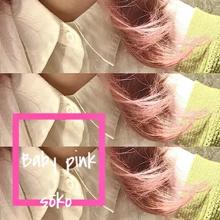 ミディアム カラー パーマ ヘアアレンジ マツエク・マツパ sōko   Hair&Nail Salon所属・🫧一気にあか抜け 🫧mayuのヘアスタイル