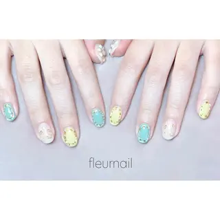 ネイル 【パラジェル登録サロン】nail pollen所属・fleurnail miuraのネイルデザイン