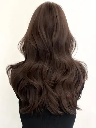 ロング カラー 大塚 加奈恵のヘアスタイル
