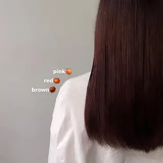 カラー いまかわ ゆなのヘアスタイル