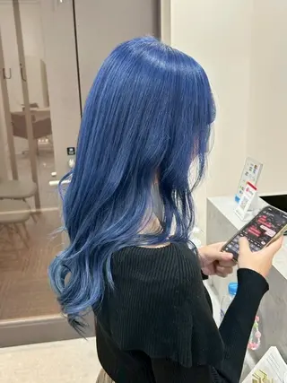 セミロング カラー ✨【公式】 juhl.横浜✨のヘアスタイル